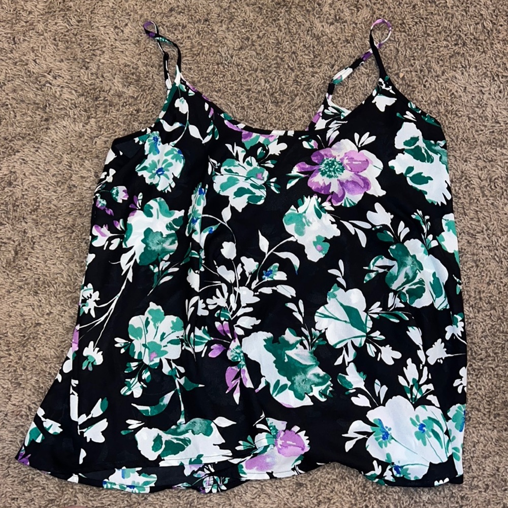 Floral tank top